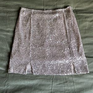 Love on a Hanger | Sequin Mini Skirt
